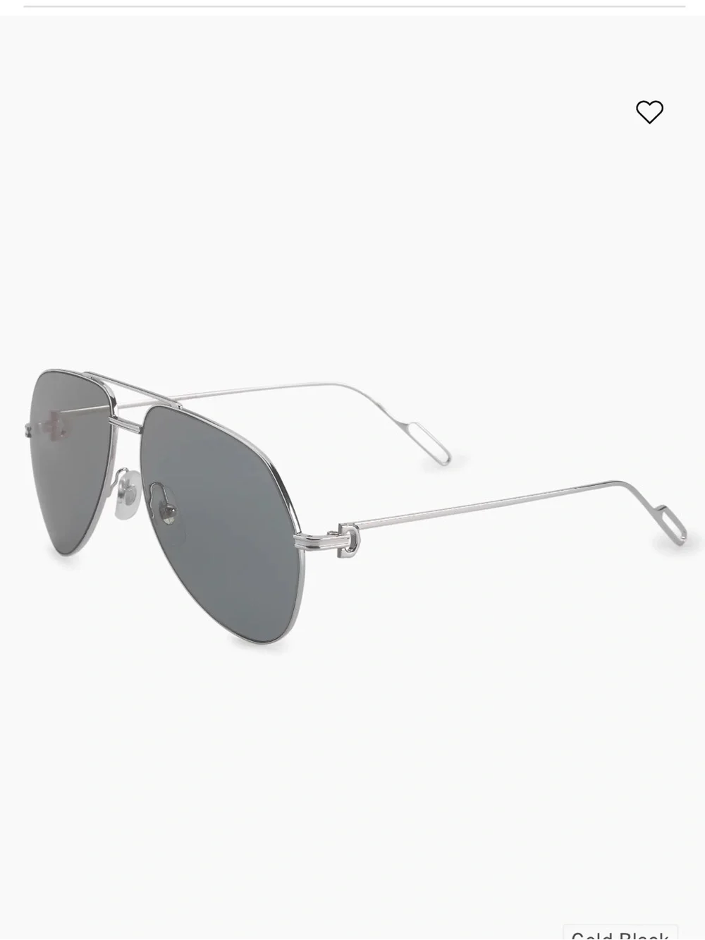 Cartier Premiere de Grey Pilot Unisex Sunglasses CT0110S | NWT